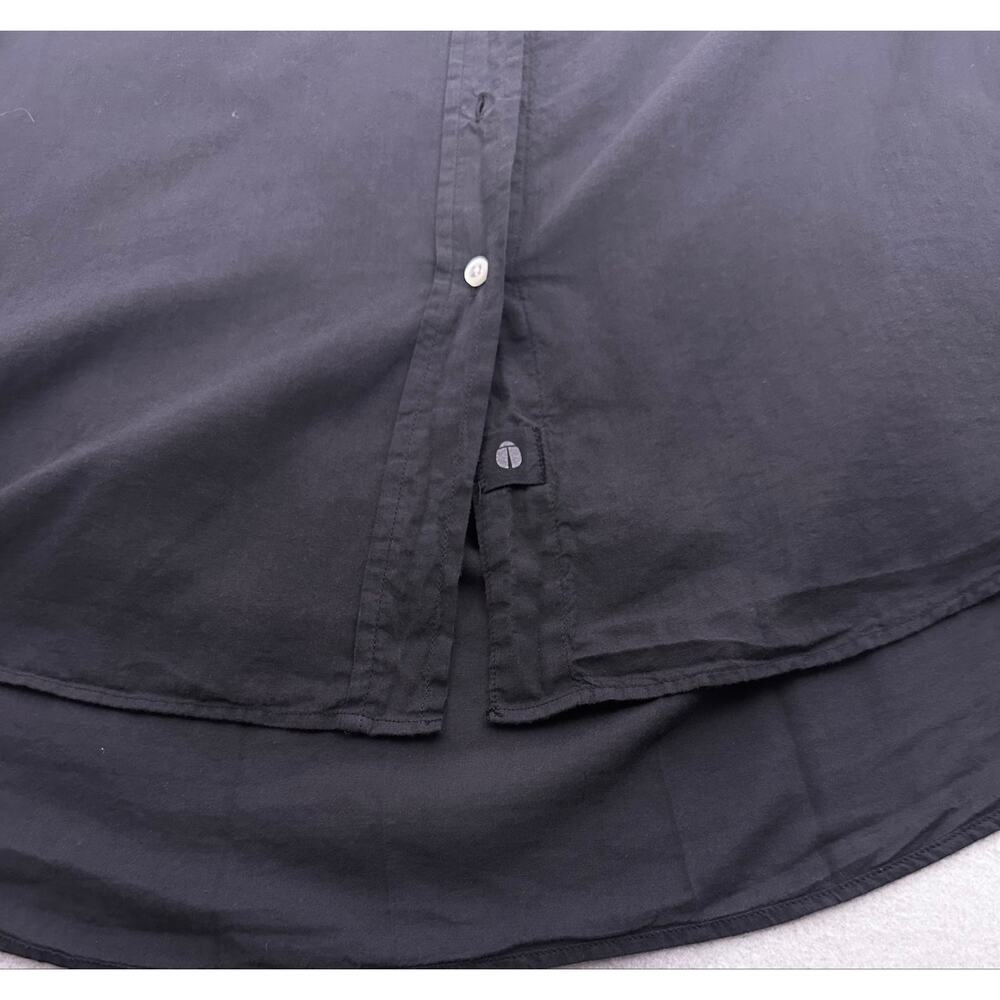 Grayson The Hero Black Cotton Button Up Blouse Relaxed Fit Size 01 XS - Picture 6 of 10